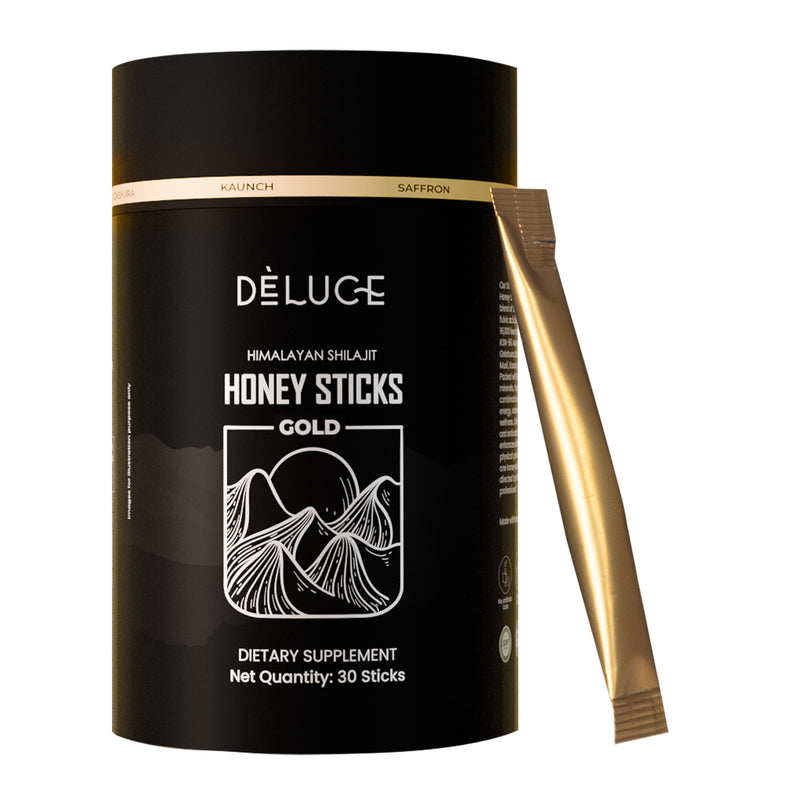 HIMALAYAN SHILAJIT HONEY STICKS - GOLD