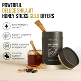 HIMALAYAN SHILAJIT HONEY STICKS - GOLD