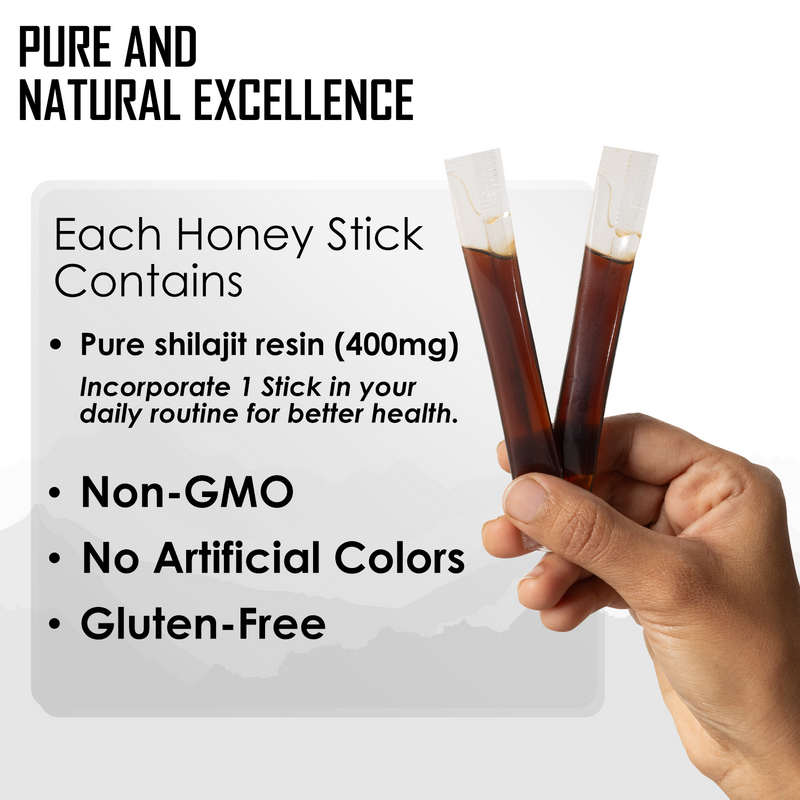 HIMALAYAN SHILAJIT HONEY STICKS - CLASSIC